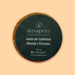 Jabón de Caléndula + Naranja y Cúrcuma Hijas de la Tierra 90 gr. - Thumbnail 3