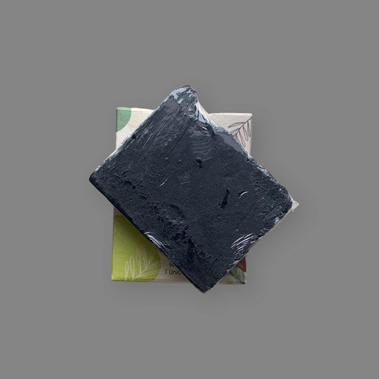 Jabón de Carbón Activado y Manteca de Karité Artesanal 80 gr. B'artesanal