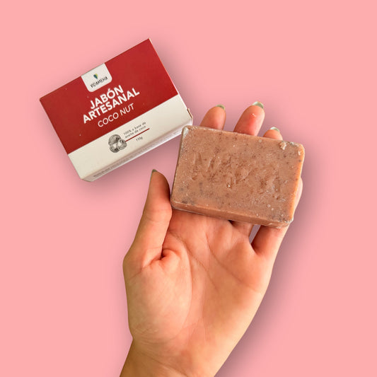 Jabón Corporal de Coco y Arcilla Roja Vidamena 110 gr.
