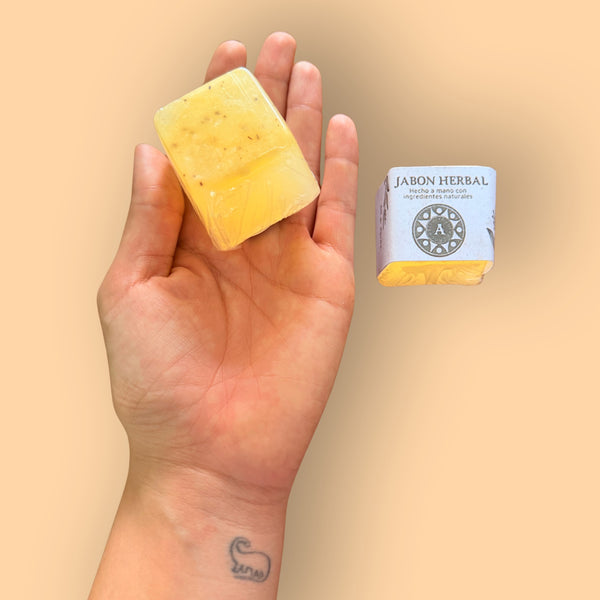 Jabón Natural de Harina de Garbanzo Leche y Caolín Ayurveda Ancestral 60 gr. - Secondary
