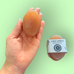 Jabón Natural de Rosa Miel y Leche Ayurveda Ancestral 60 gr.