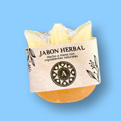 Jabón Natural de Caléndula Rosa y Miel 60 gr. Ayurveda Ancestral