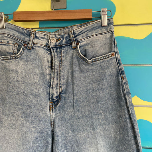 Jean High Wisted Azul CLARO