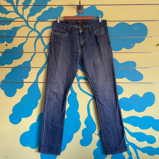 Jean Hombre Rifles Azul gris