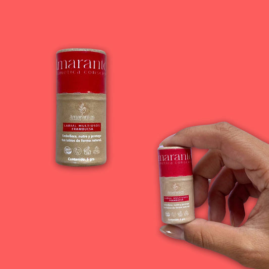 
Labial multiusos Frambuesa 6 gr. Amarantos
