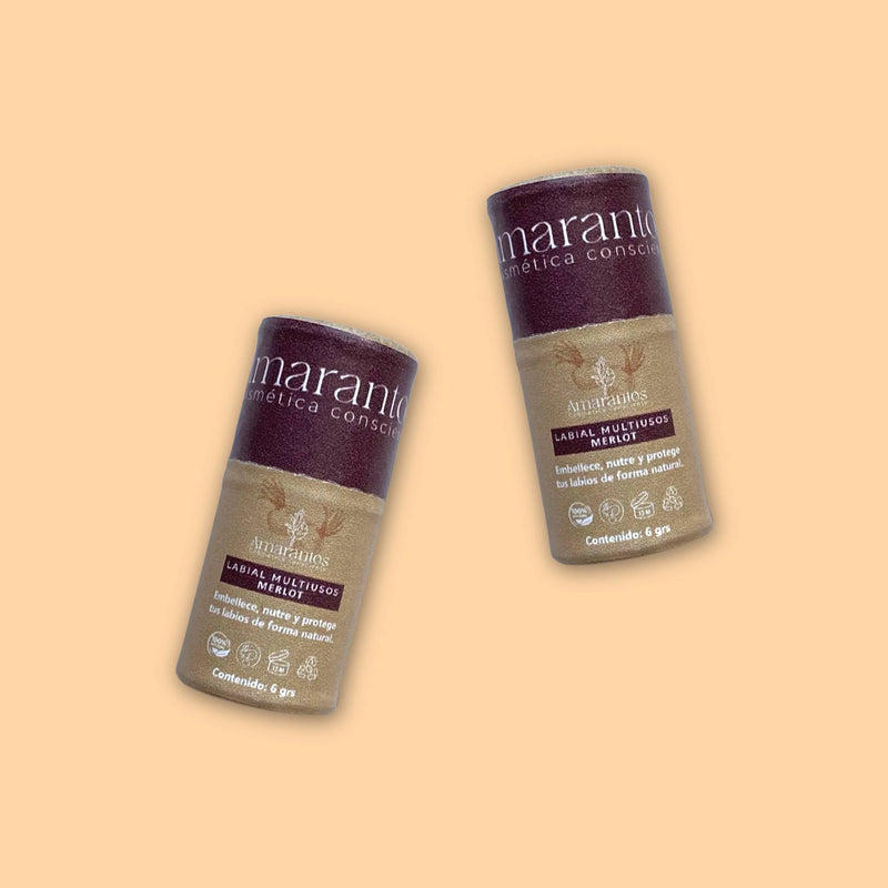 Labial multiusos Merlot 6 gr. Amarantos - Image 1