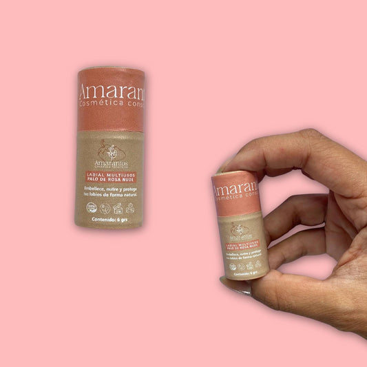 Labial multiusos Palo de Rosas Nude 6 gr. Amarantos