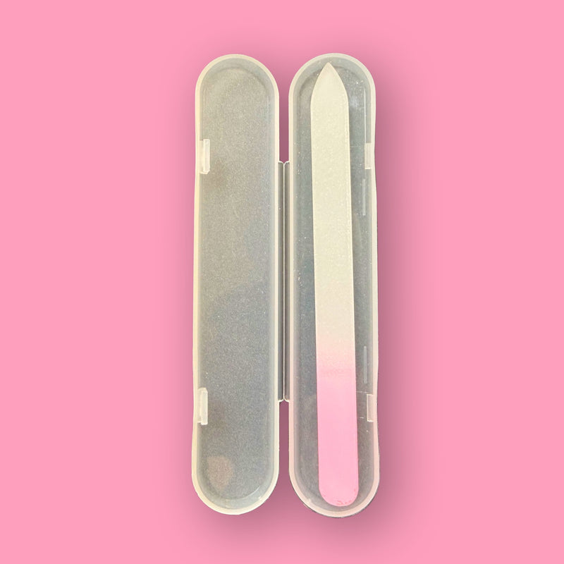 Lima de Cristal para Uñas Reutilizable con Estuche | Lima de Vidrio Lavable - Image 2