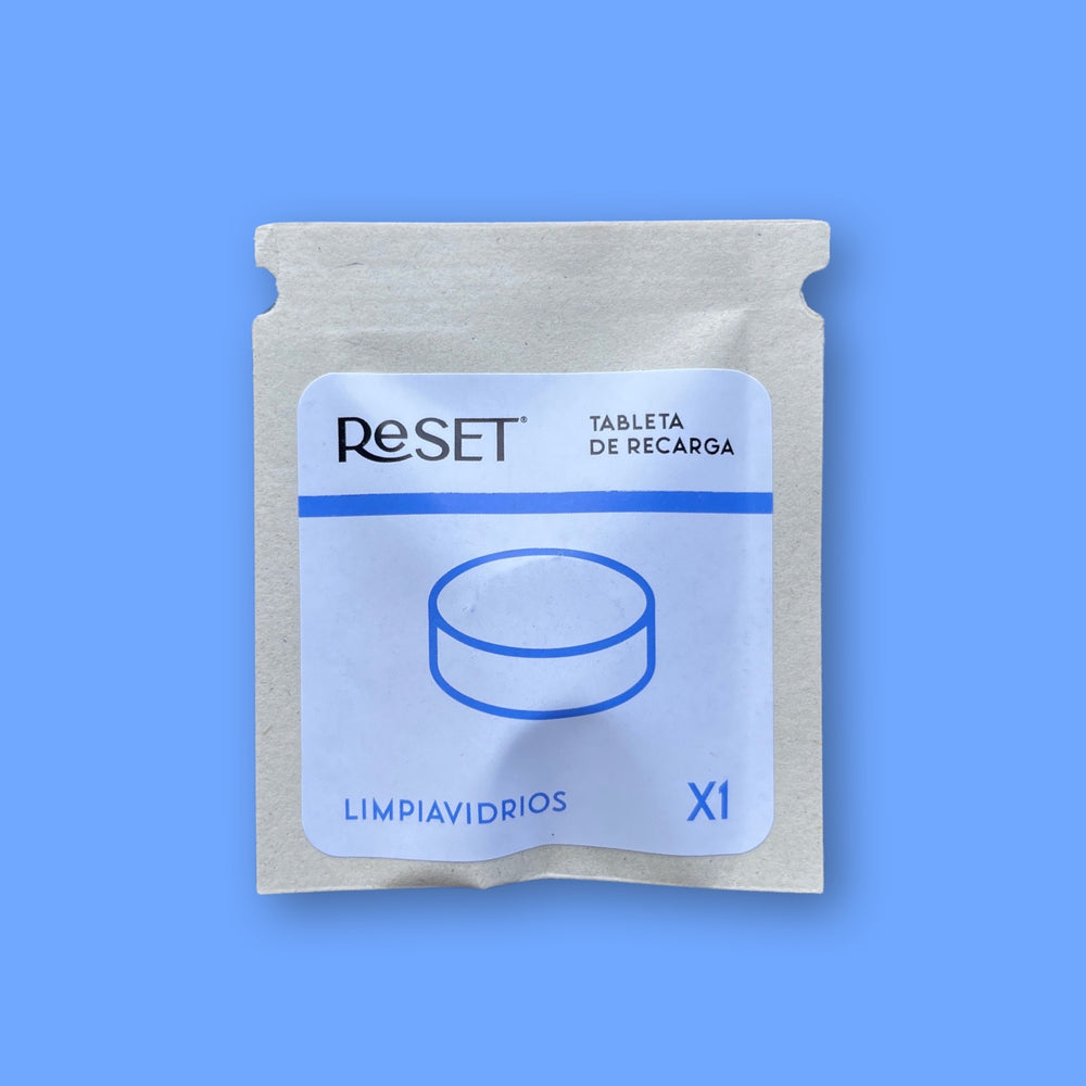 Limpia Vidrios Ecológico en Tableta Reset x 1