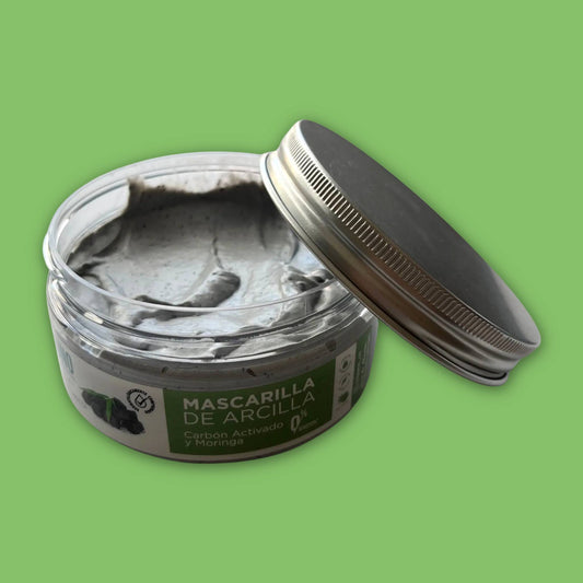 Mascarilla de Arcilla con Carbón Activado y Moringa Fauno 150 gr
