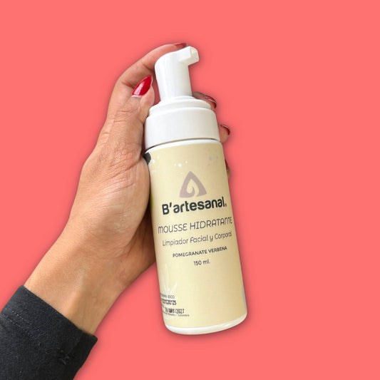 
Mousse limpiadora Facial y Corporal 150 ml. B'artesanal
