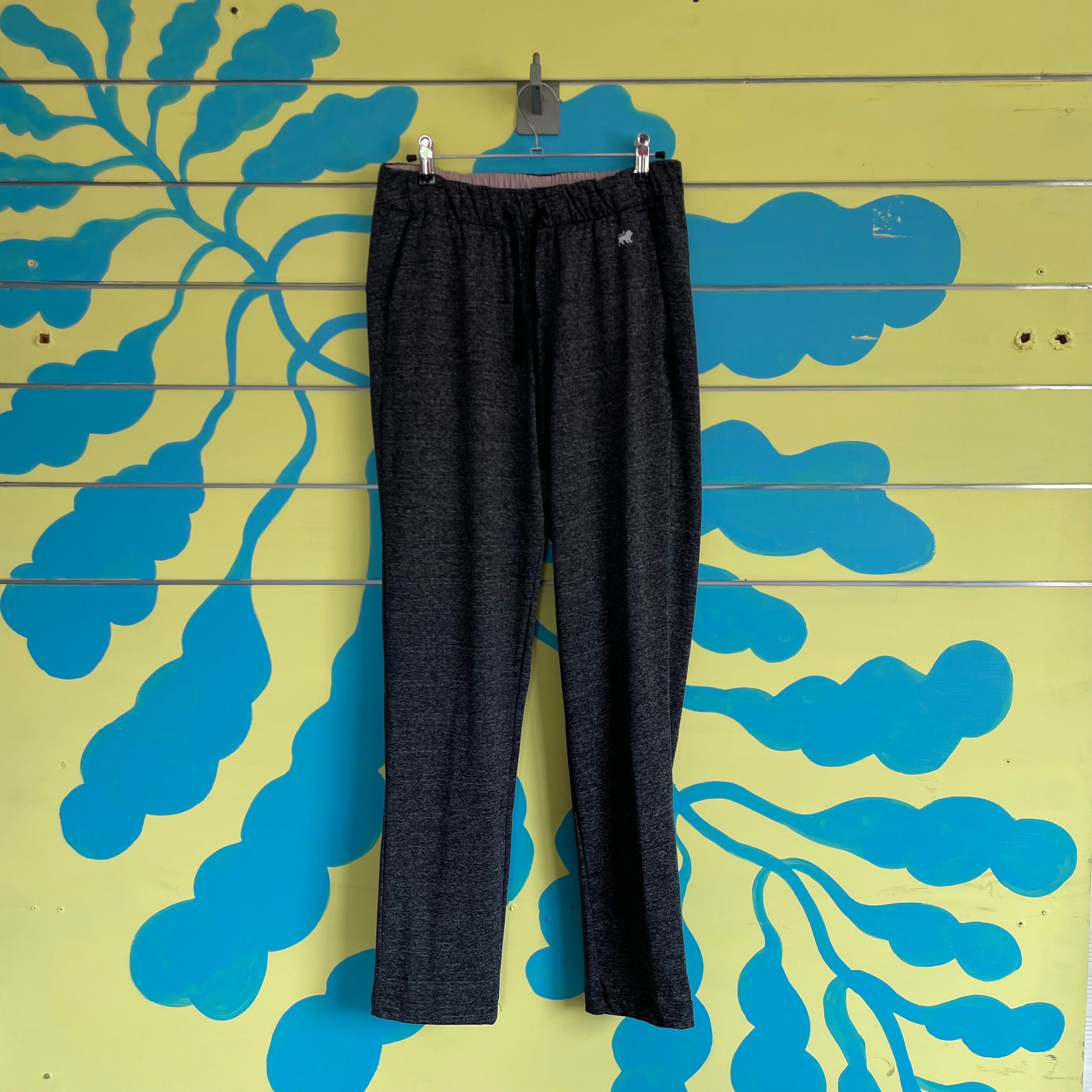 Pantalon Jogger Negro Jaspe