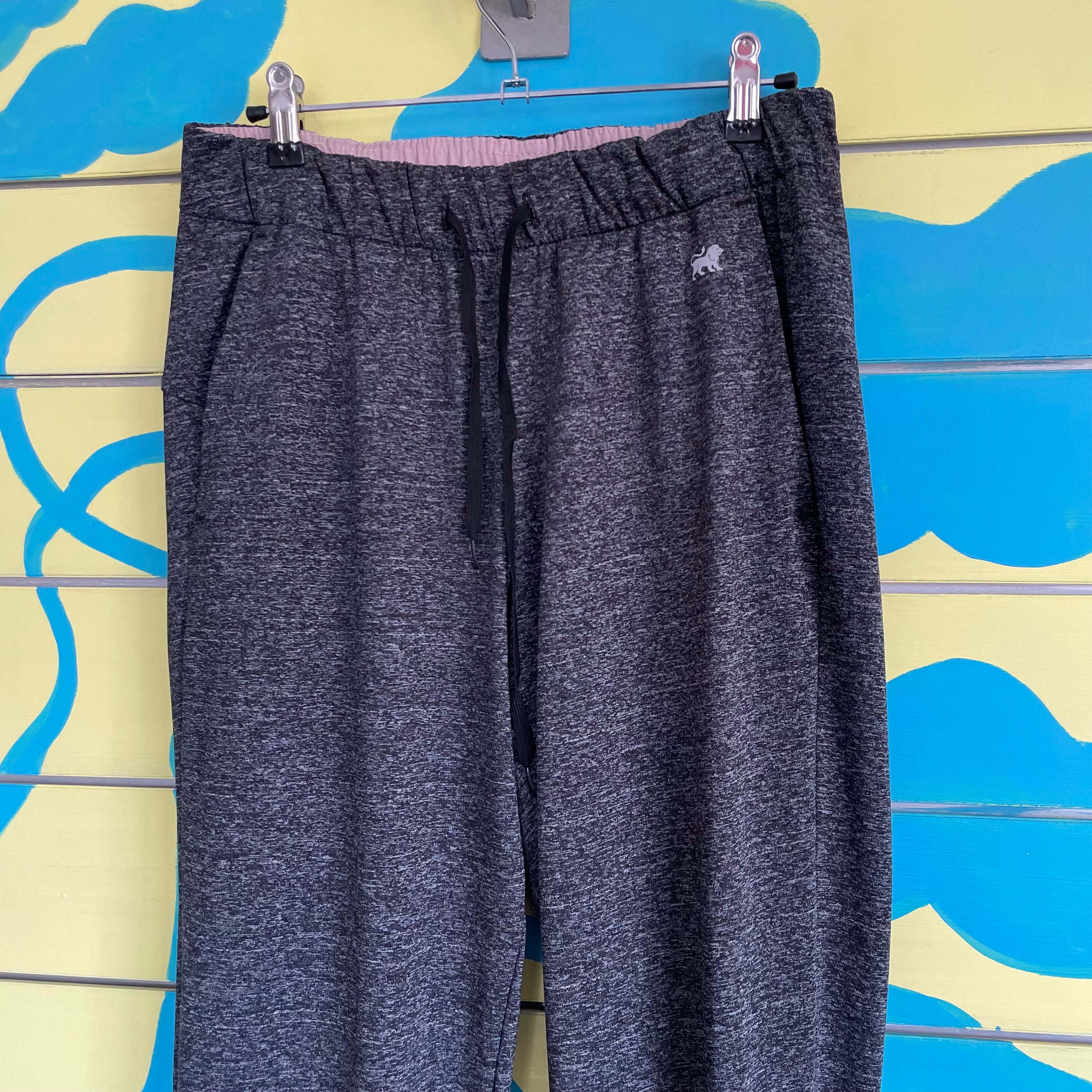 Pantalon Jogger Negro Jaspe