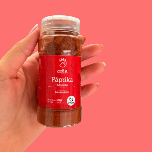 
Paprika Molida Gea 454 gr. y 50 gr.