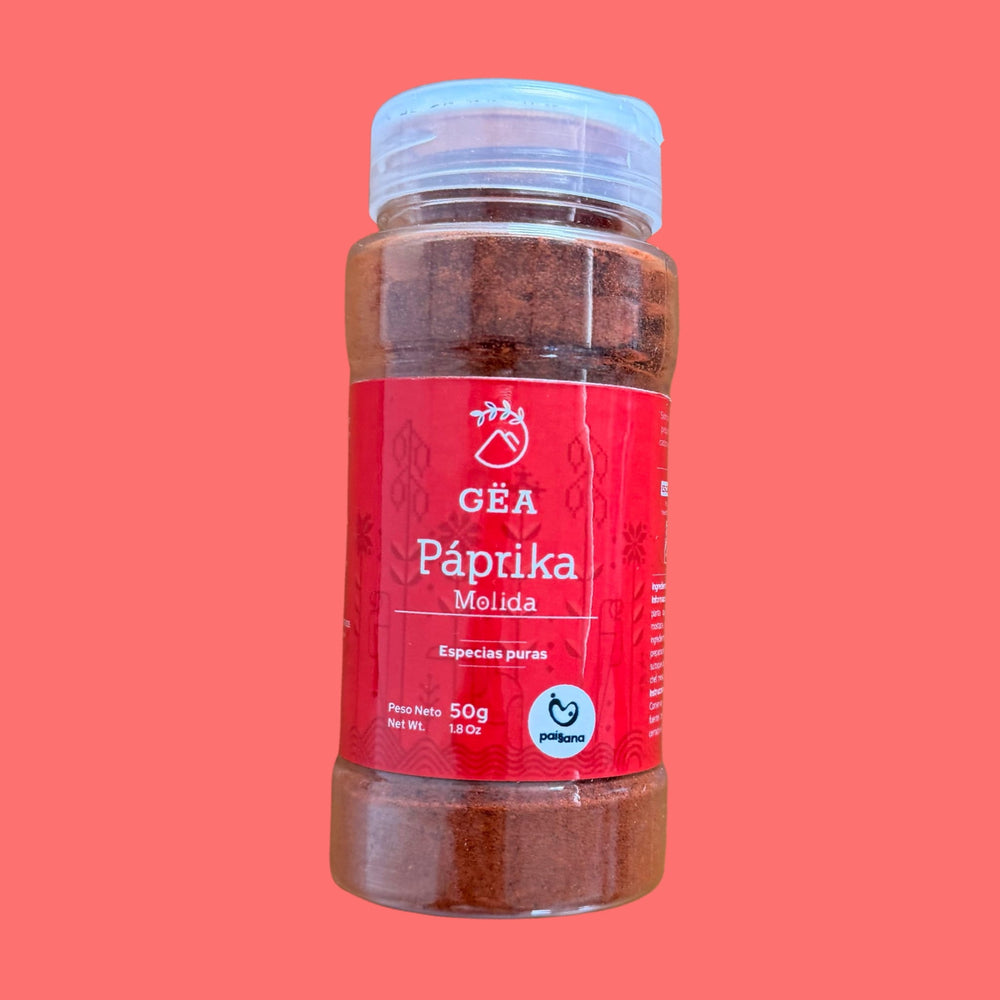 
Paprika Molida Gea 454 gr. y 50 gr.