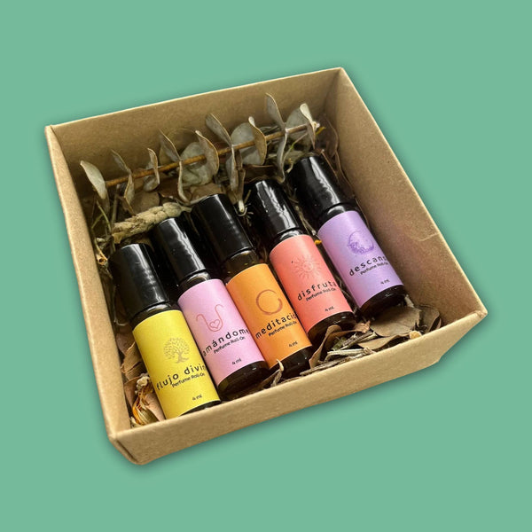 Perfume Unisex Roll On Caja x 5 Unidades Ayurveda Ancestral - Secondary