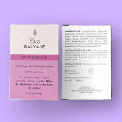 Recarga Desodorante en Barra Miramar Coco Salvaje 60 gr.