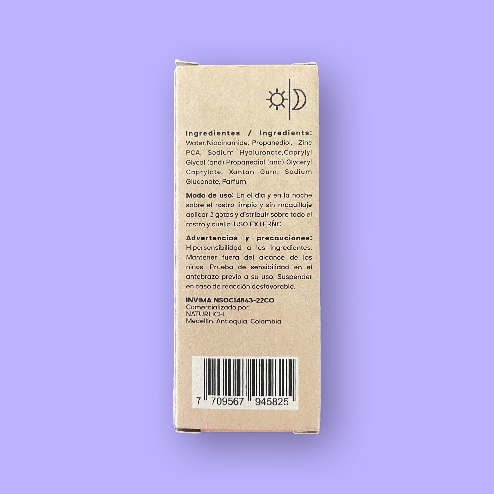 Sérum Facial de Niacinamida 10% Anti Imperfecciones 30 ml. NatÜrlich