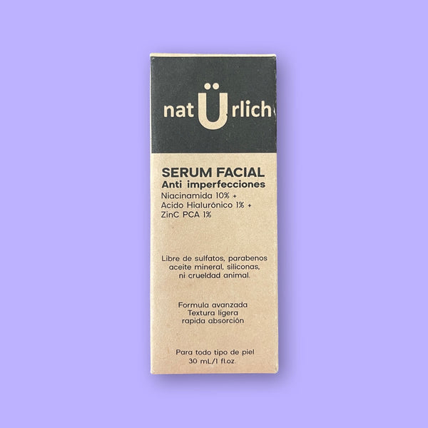 Sérum Facial de Niacinamida 10%  Anti Imperfecciones 30 ml. NatÜrlich
