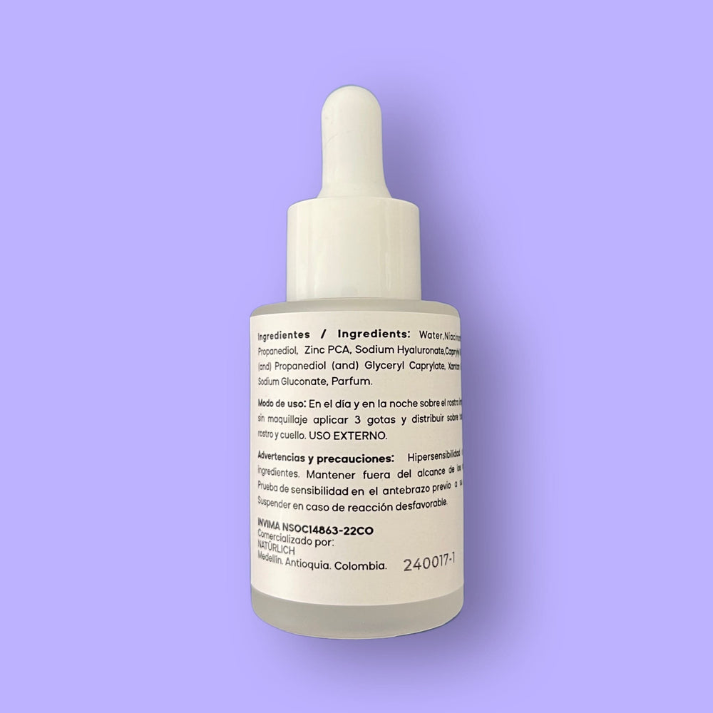 Sérum Facial de Niacinamida 10% Anti Imperfecciones 30 ml. NatÜrlich