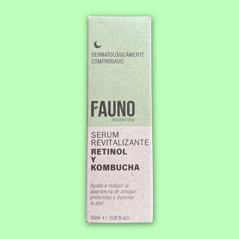 Serum Revitalizante Retinol y Kombucha Fauno 30 ml. - Image 2