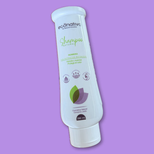 Shampoo Natural Romero, Quina y Ortiga Econativa 280 gr.
