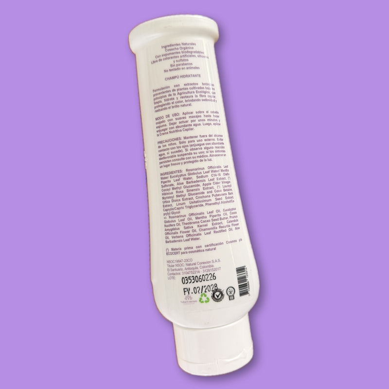 Shampoo Natural Romero, Quina y Ortiga Econativa 280 gr. - Image 3