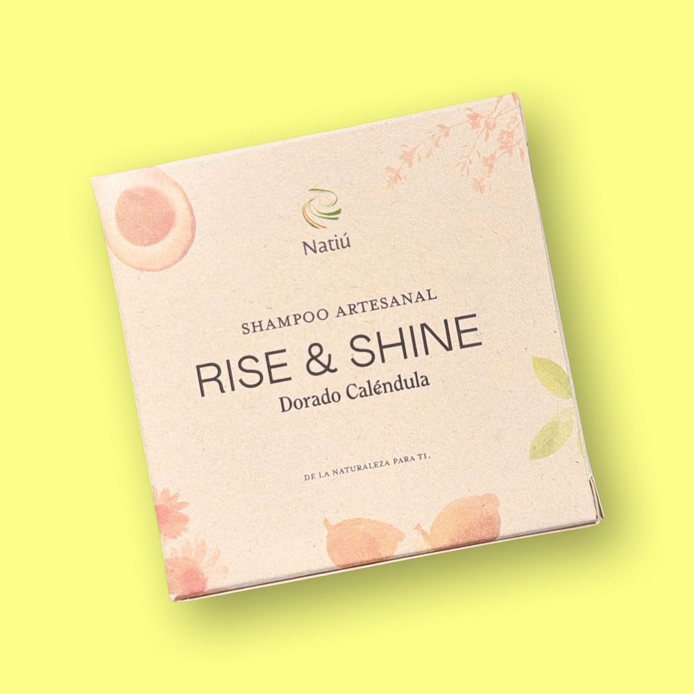 Shampoo Sólido Rise & Shine Dorado Caléndula Oiris 115 gr.