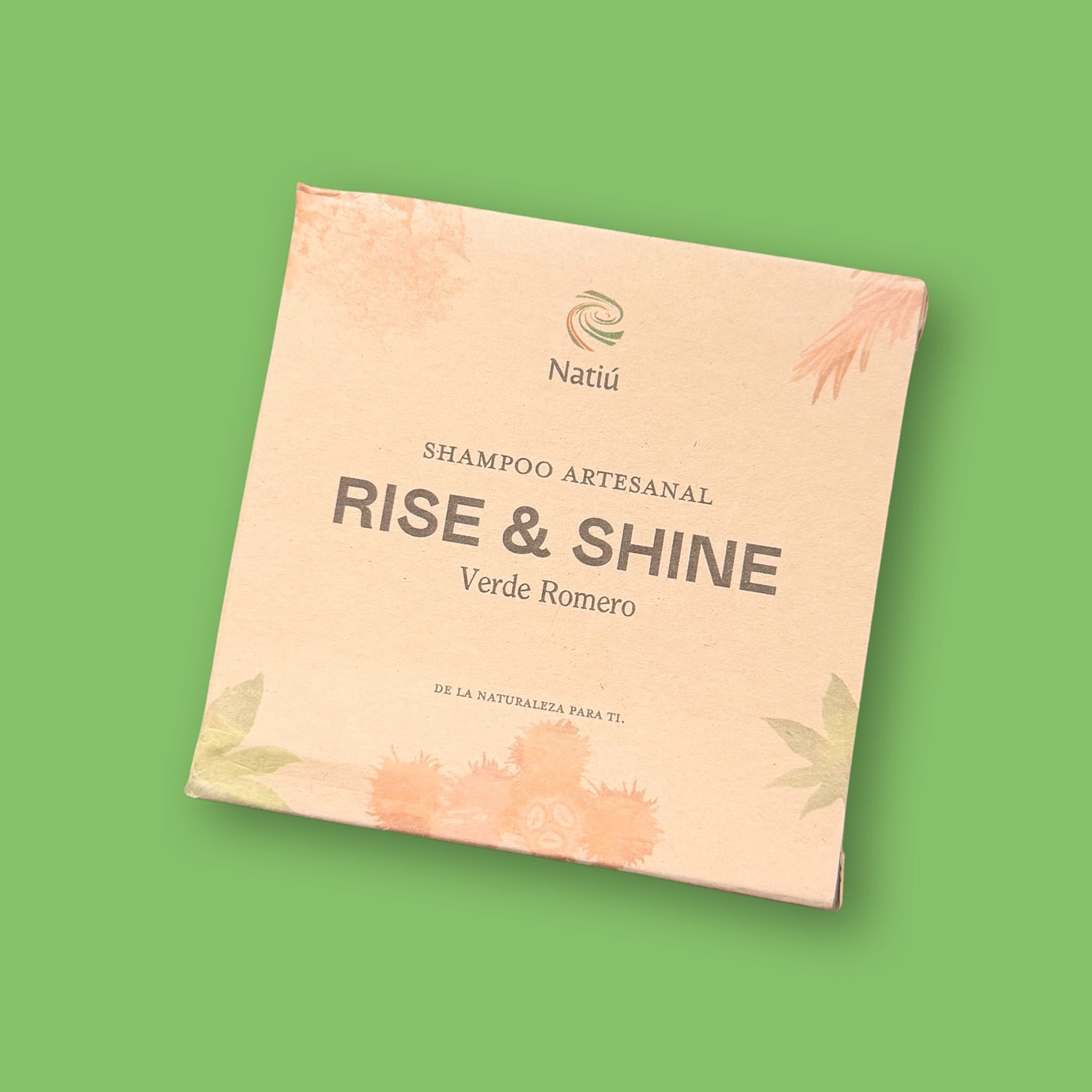Shampoo Sólido Rise & Shine Verde Romero Oiris 115 gr.