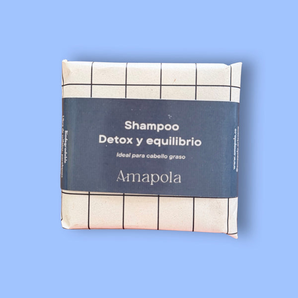 Shampoo Detox y Equilibrio Ideal para  Cabello Graso Hijas de la Tierra 80 gr.