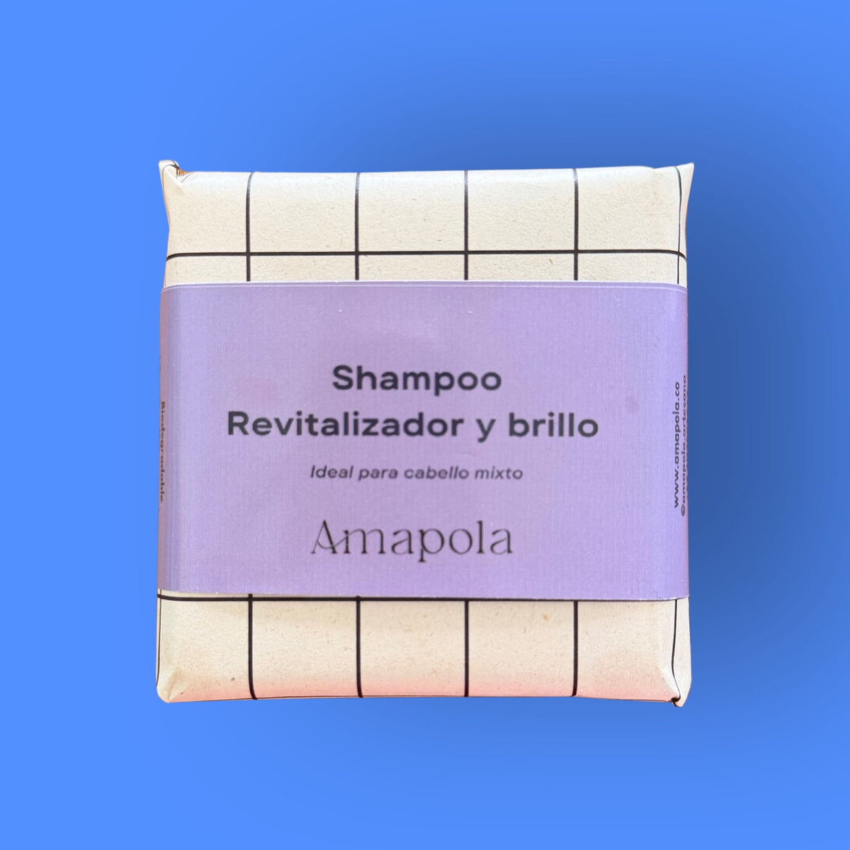 
Shampoo Sólido para Cabello Mixto Equilibrio e Hidratación Amapola 100 gr.
