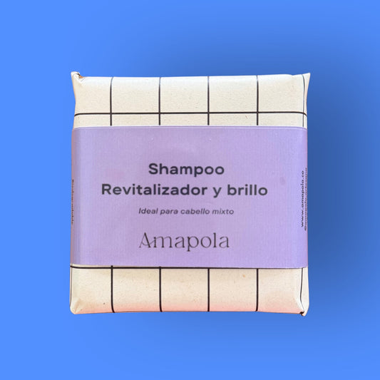Shampoo Sólido para Cabello Mixto Equilibrio e Hidratación Amapola 100 gr.
