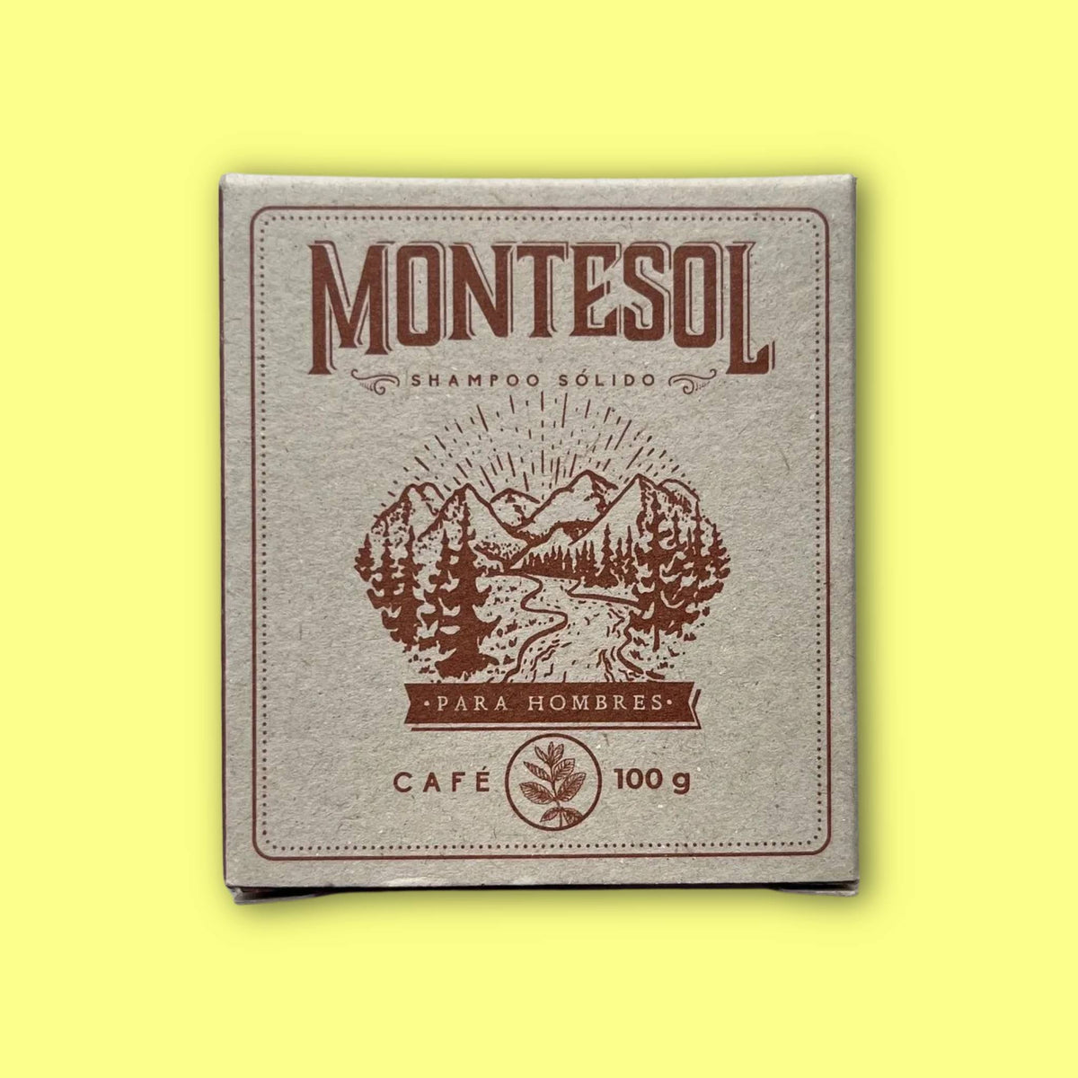 Shampoo en Barra Café 100gr. Montesol