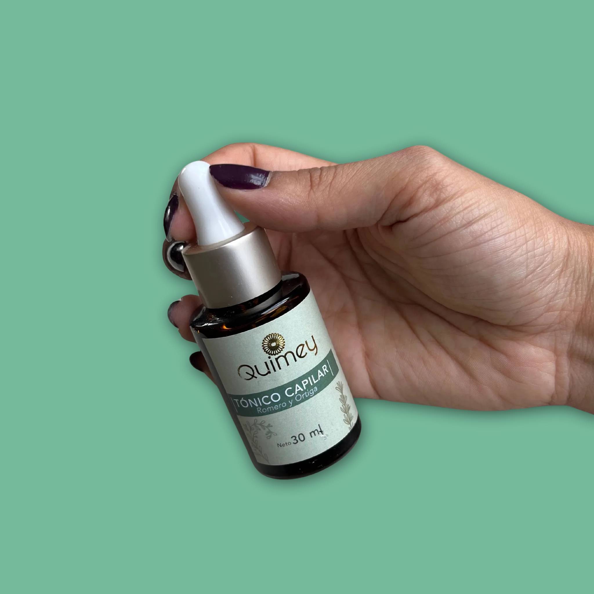 Tónico Capilar Romero y Ortiga 30 ml. Quimey