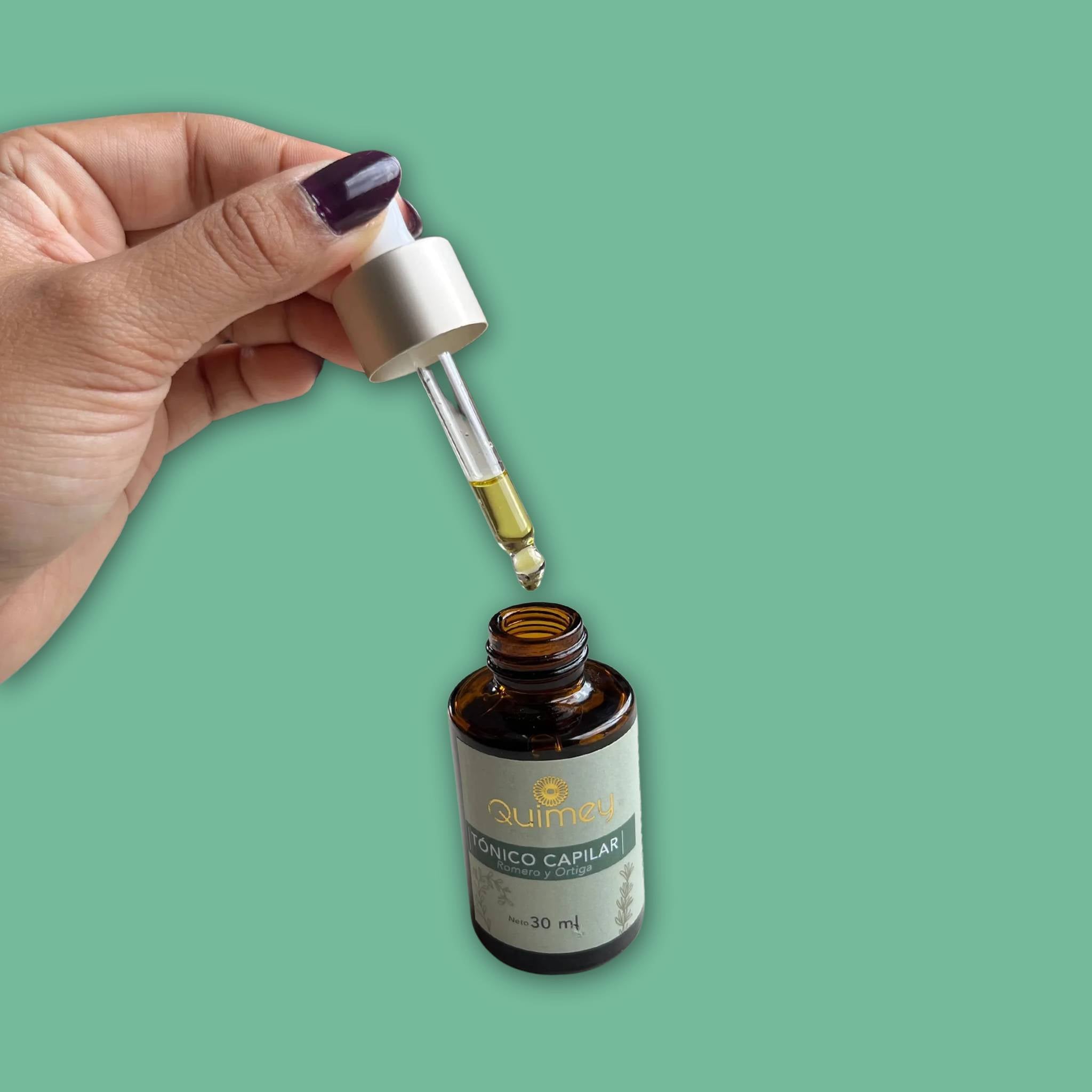 Tónico Capilar Romero y Ortiga 30 ml. Quimey