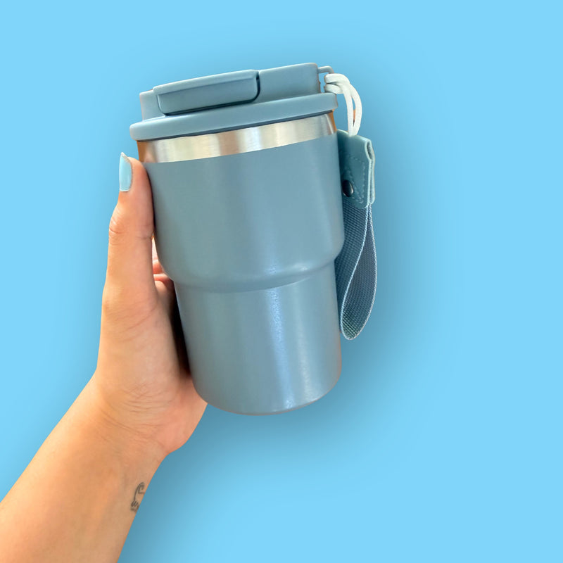 Termo térmico de acero inoxidable 16 oz | Vaso térmico reutilizable para café y bebidas - Image 2