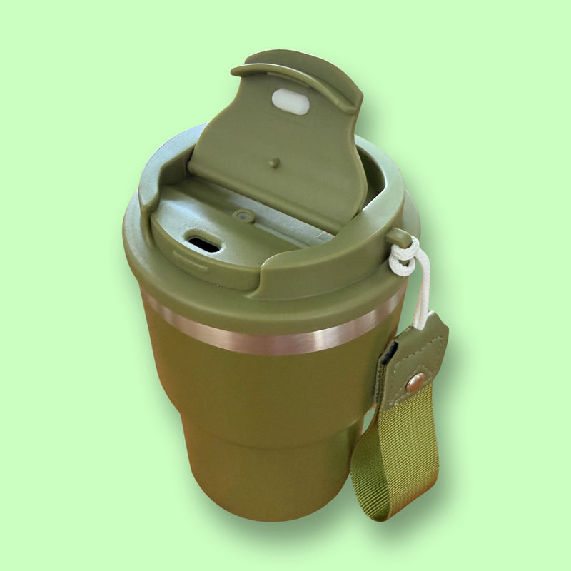 Termo térmico de acero inoxidable 16 oz | Vaso térmico reutilizable para café y bebidas - Image 5