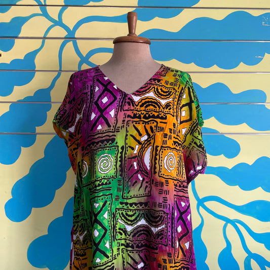 Vestido Africano con Bolsillos