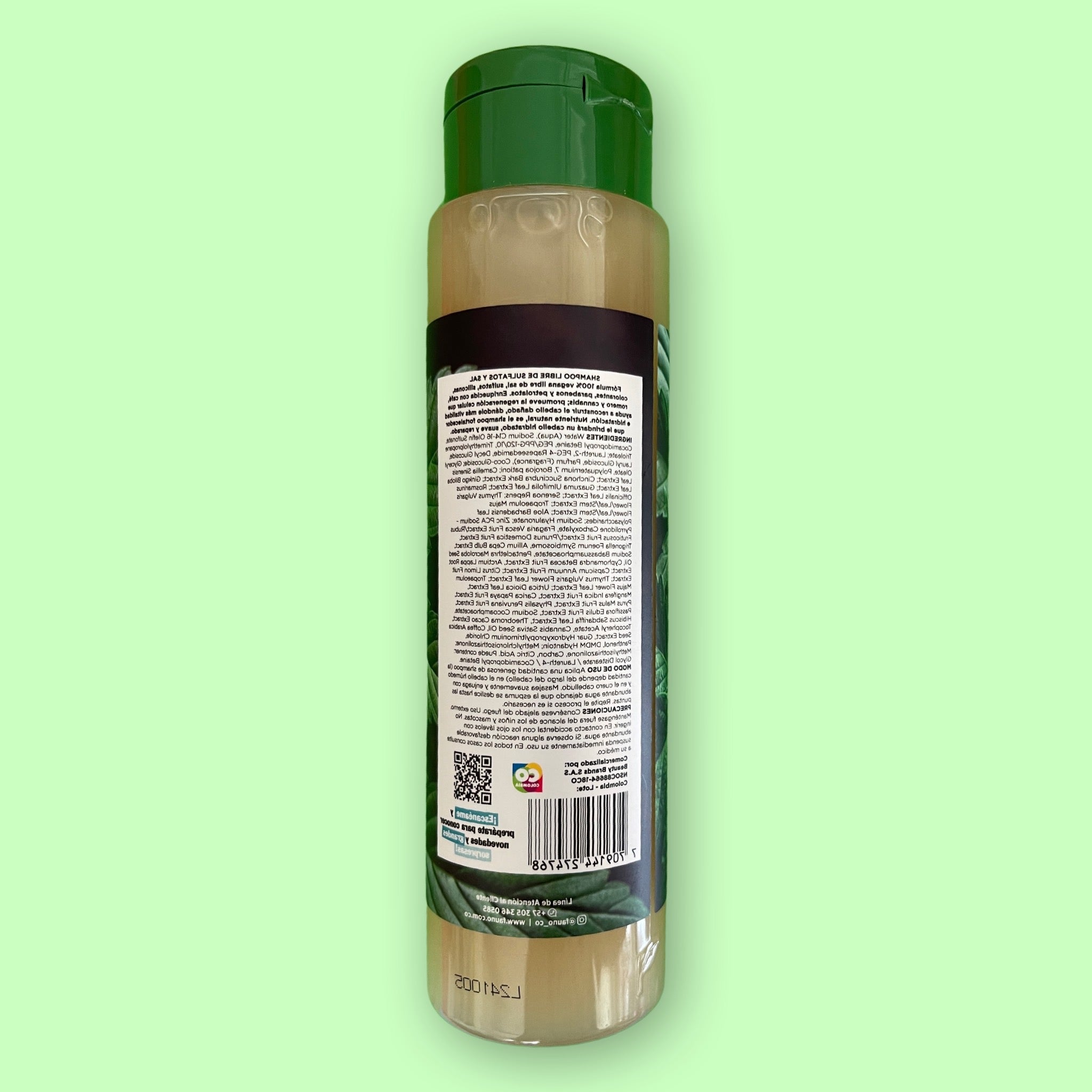 Shampoo sin Sulfatos Fuerza y Reparación Fauno 400 ml.