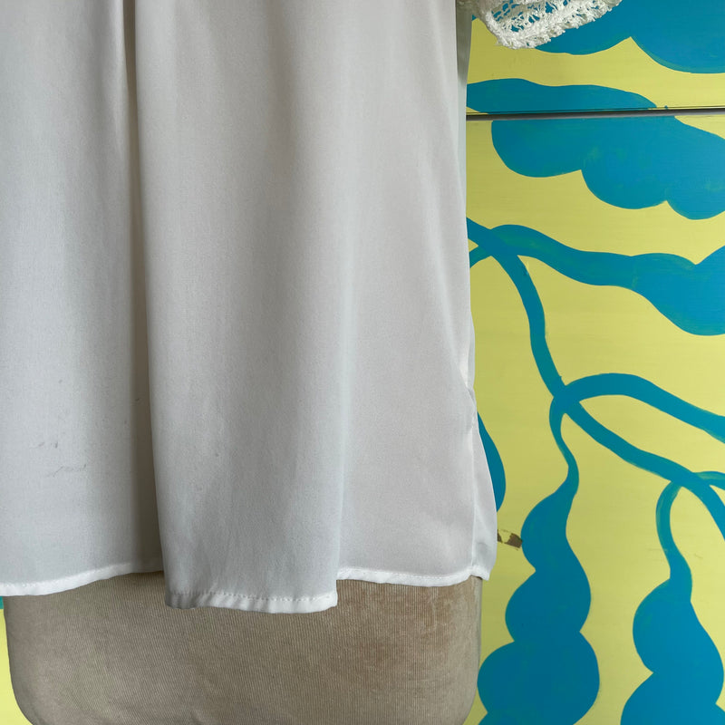 Camisa Blanca Manga Bordada - Image 4