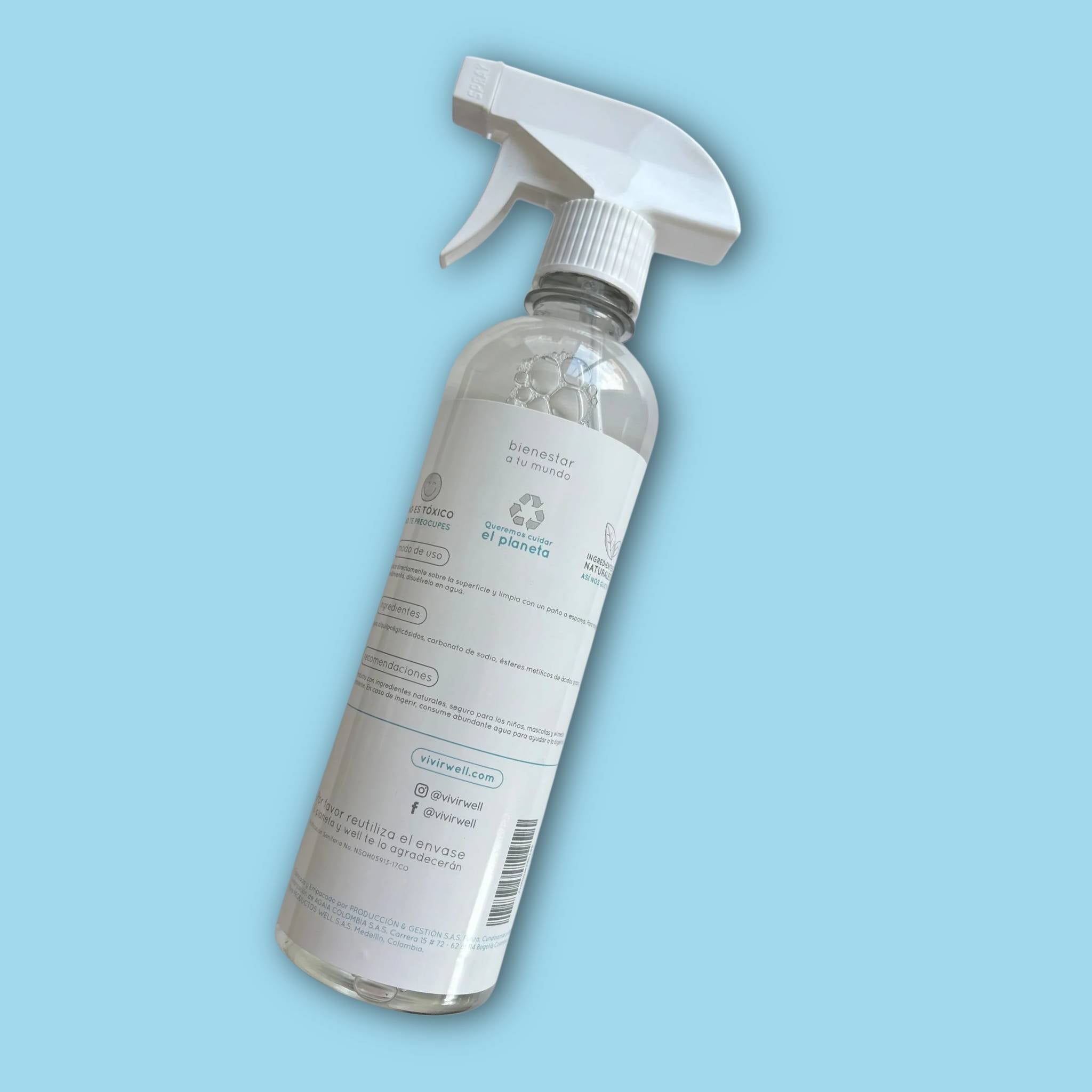 Limpiador Multiusos Well 500 ml.