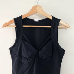 Blusa Negra Escotada Sisa Talla L