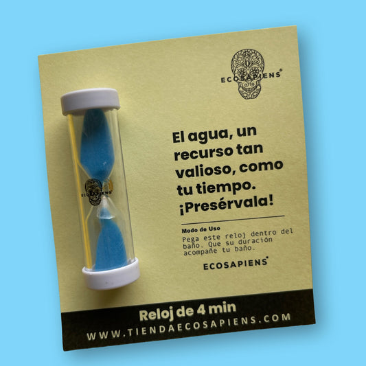 Reloj de Arena Petit con Chupa 4 Minutos Ecosapiens