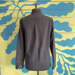 Camisa Gris Botones Manga Larga - Thumbnail 4