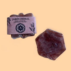 Jabón Natural de Harina de Garbanzo Leche y Caolín 60 gr. Ayurveda Ancestral