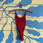 Vestido de Baño Enterizo Rojo - Thumbnail 3