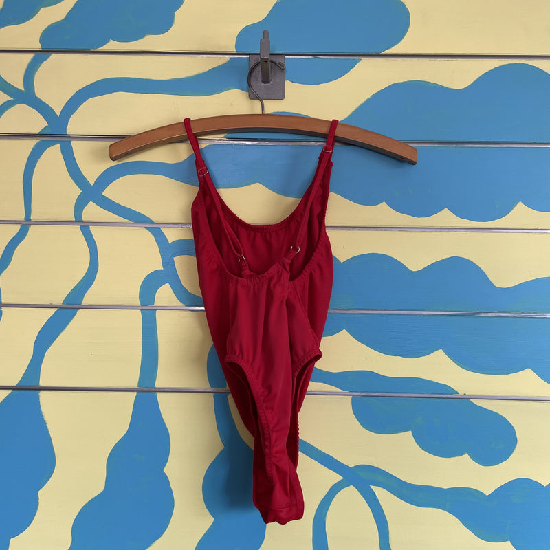 Vestido de Baño Enterizo Rojo - Image 3