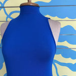 Camisa Azul Manga Sisa Cuello Tortuga - Thumbnail 4