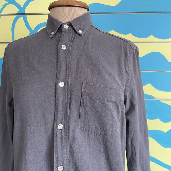 Camisa Gris Botones Manga Larga - Secondary