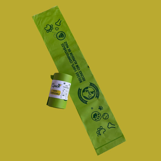 Bolsas Biodegradables Mascotas Compostpack x 20 Und. 23x30 cm